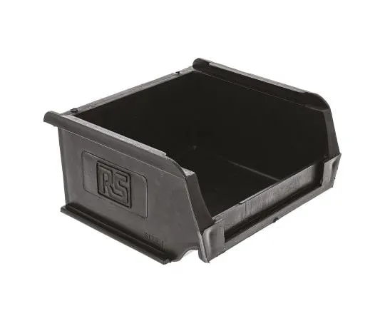 63-4644-30 Conductive Carbon, Polypropylene ESD Bin, 100 x 90 x 50mm 550-319