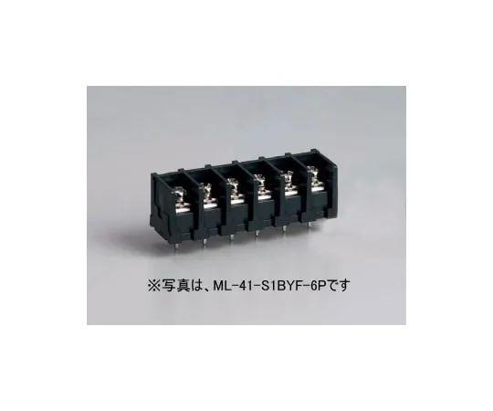 63-3129-52 Penetrating Terminal Block 2 Screws with 250 V -10 A square washers for printed circuit boards ML-41-S1BYF-2P