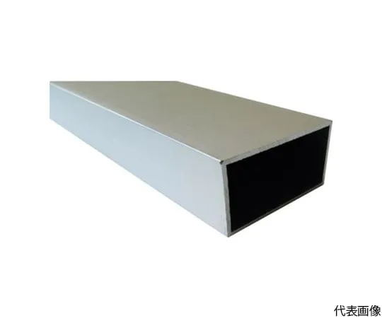 64-5005-43　［Discontinued］Aluminum Square Pipe 100 x 50 x 3.0 Fabric 4 m　FB156N