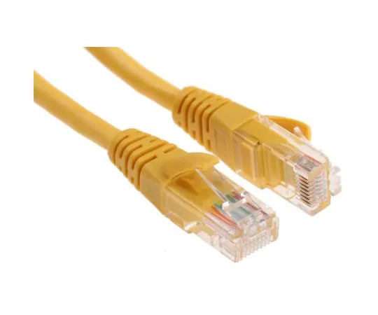 63-4645-52 RS PRO Yellow PVC Cat5e Cable U/UTP, 2m Male RJ45/Male RJ45 Terminated 556-421