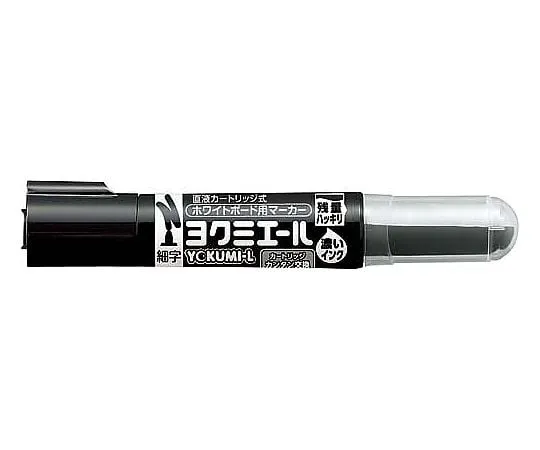 61-0693-58 White Board Marker (Direct Liquid Cartridge Type) Thin Letter Black PM-B501D