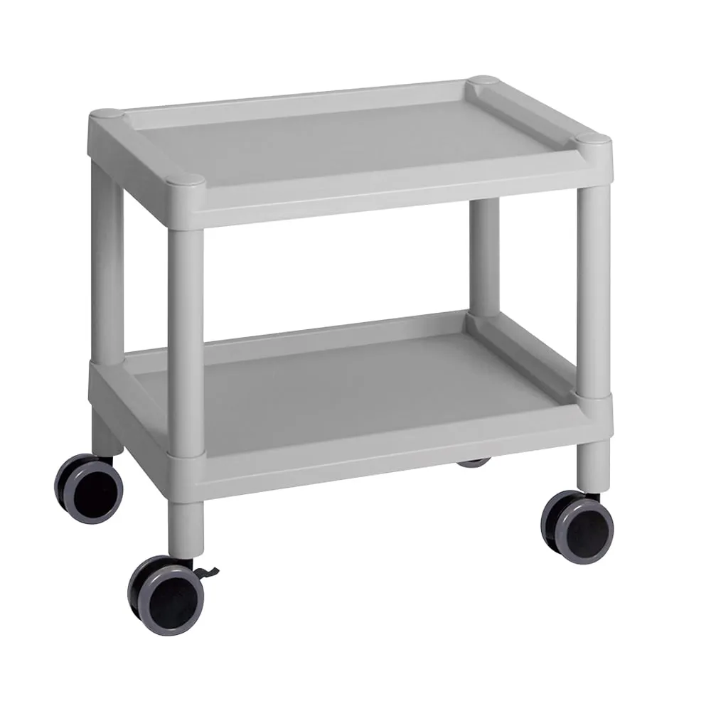3-6502-01 Mobile Cart (Low-Floor Type) 532 x 368 x 500 Gray MC10