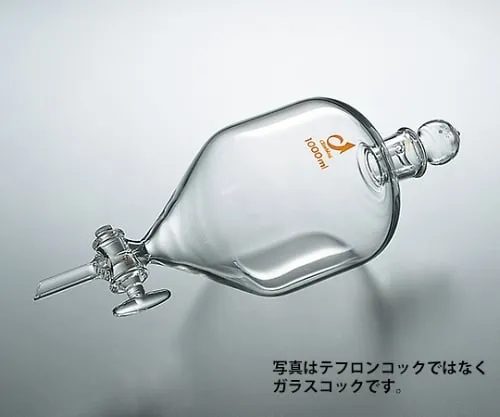 61-0051-71 TS Square Type Separatory Funnel 1000mL with Teflon Cock CL0517-01-10