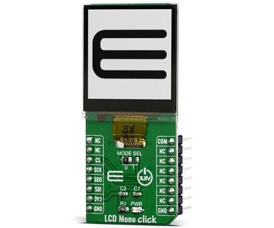 68-2202-87　［Discontinued］MIKROE LCD Mono Click　LCD-18841