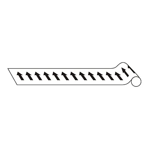 61-3407-12 Pipe Identification Tape AH518 (Large) 185518