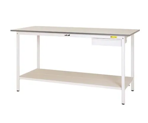 61-3744-78 Work Table 150 Series with Fixed Cabinet H950mm with Double-Sided Shelf Board SUPH-750UTT-WW
