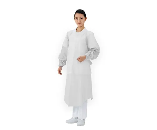 7-6265-01 PROSHARE Apron (w/Elastic Sleeves) White 30 Sheets