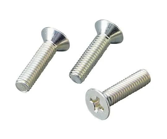 4-280-01 (+) Countersunk Screw Iron (Trivalent White) 100 Pieces M2×3
