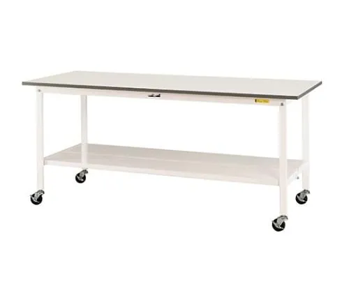 61-3743-02 Work Table 150 Series Mobile H826mm with Double-Sided Shelf Board SUPC-660TT-WW