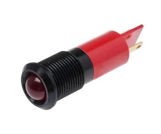 63-4586-86 RS PRO Red Flashing LED Indicator, 12 V dc, 14mm Mounting Hole Size, Solder Tab Termination 209-850