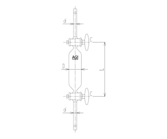 62-2117-20 Dissolved Oxygen Sampler Glasscock 4200-100