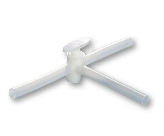 6-680-01　［Discontinued］Three-Way Stopcock PE Product 6 x 4