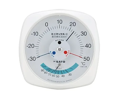 61-0066-64 Maximum And Minimum Thermometer with Hygrometer Type I 7308-00