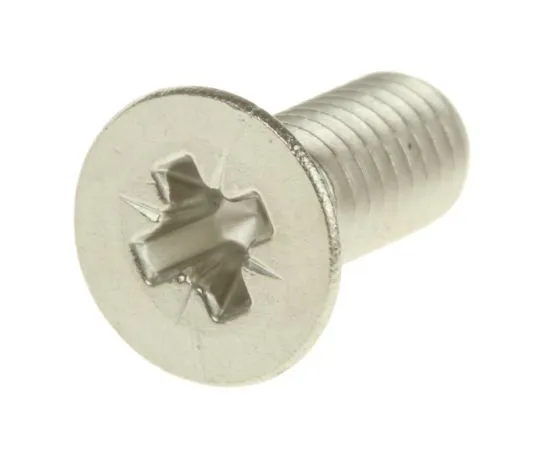 63-4640-35 RS PRO, M5 Countersunk Head, 12mm Stainless Steel Pozidriv A2 304 Plain 529-006