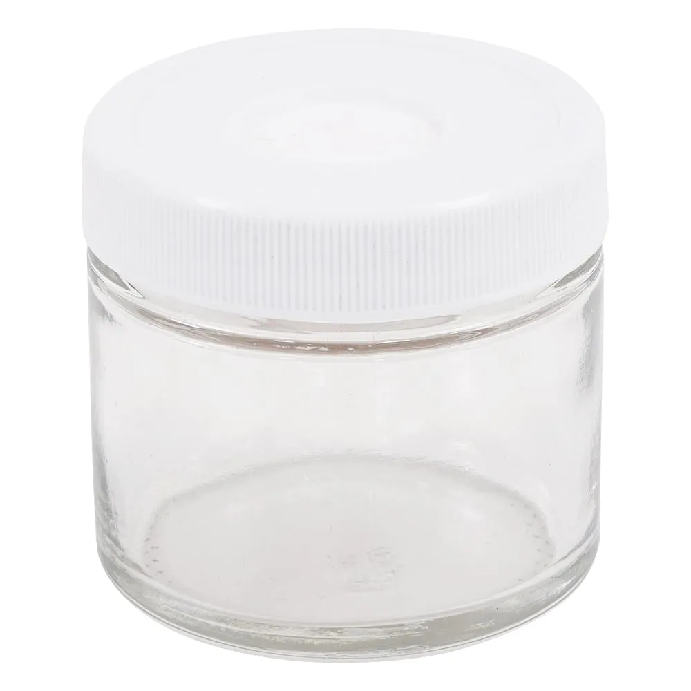 4-4811-01 Bottle w/Septum, Wide Mouth 60 mL, Unwashed, Transparent 24 Pieces 1114-S002
