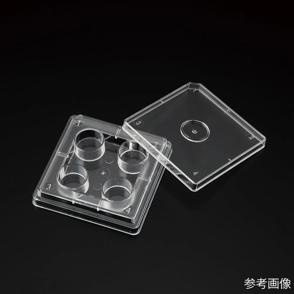 4-5745-01 Violamo Cell Culture Plate (4 Well) 1 Box (4 Sheets x 30 Packs) VTC-P4