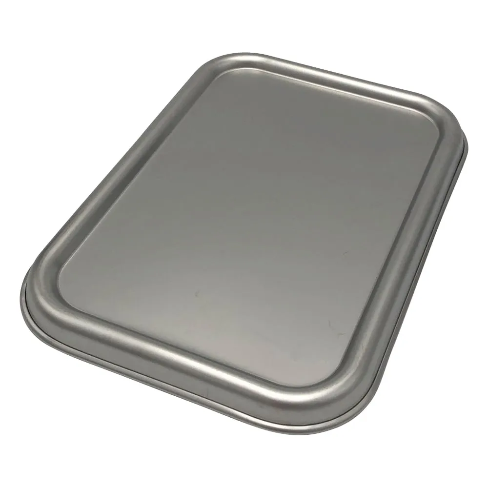2-993-04 Deep Type Stainless Steel Tray Set, Size S, Lid 174 x 123mm -