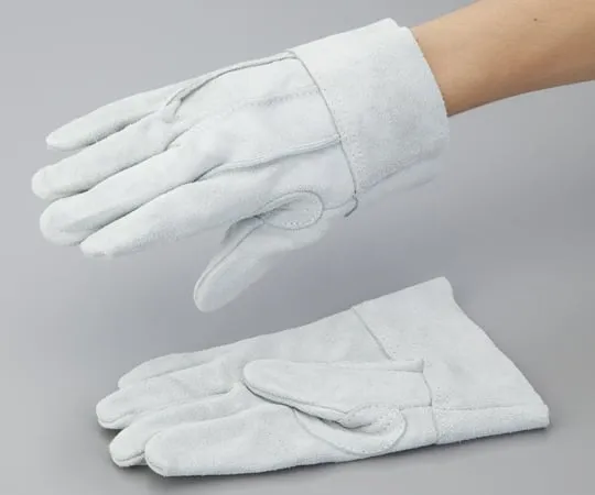2-2381-01 Cow Split Leather Gloves Back Seam 230mm M No.302