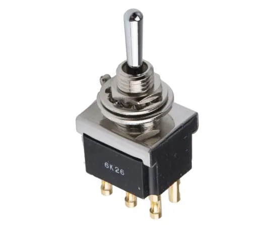 63-4602-31 Toggle Switch DPDT On-Off-On FTP0904