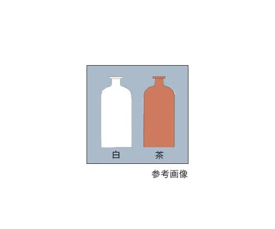 61-9726-67 Bottle with Plane Joint White (For Automatic Burette Plane Joint Type) 1000mL F-BTL1000N