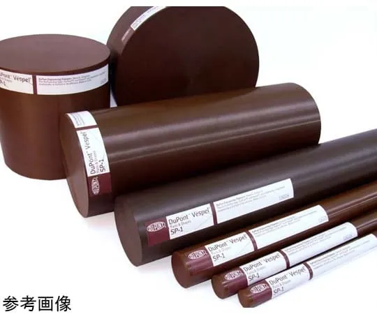 4-5851-10　［Discontinued］Polyimide Round Bar (Vespel ®SP-1) φ50.8 x 50 mm　VESPELSP-1D00508-0050