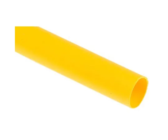 63-4613-34 RS PRO Heat Shrink Tube, Yellow 6.4mm Sleeve Dia. x 1.2m Length 2:1 Ratio 399-524