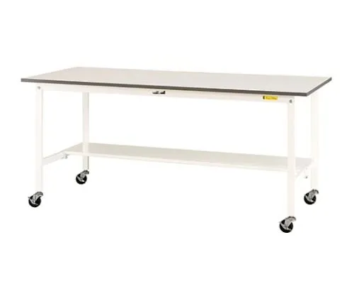 61-3742-90 Work Table 150 Series Mobile H826mm with Single-Sided Shelf Board SUPC-660T-WW