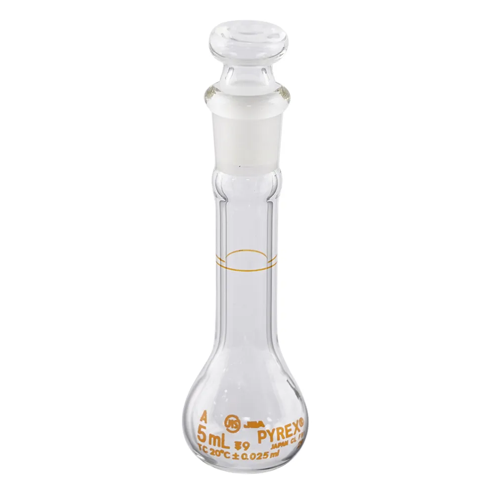 3-495-01-24 Volumetric Flask (JIS Standard) 5mL with JCSS Calibration Certaificate