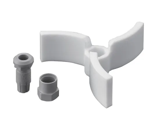 62-7029-24 Fluororesin (PTFE) Stirring Impeller 3-Bladed Screw shaper (Blade Only) NR2680-006