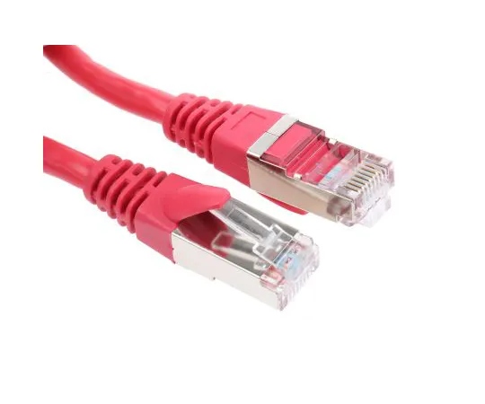 63-4645-38 RS PRO Red PVC Cat5e Cable F/UTP, 2m Male RJ45/Male RJ45 Terminated 556-235
