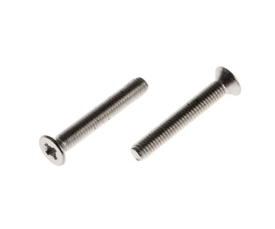 63-4640-32 RS PRO, M3 Countersunk Head, 20mm Stainless Steel Pozidriv A2 304 Plain 528-968