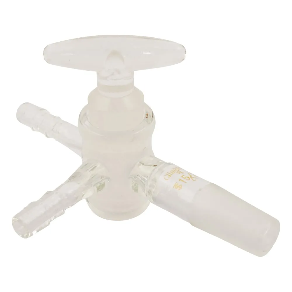 1-4350-01 Three-Way Cock II Type Glass Cock Standard Ground Glass Joint TS15/25 CL0414-01-20