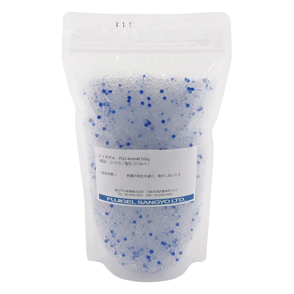 3-8152-01 Silica Gel Bulk Mix Medium Granules 500g PQ2-4㎜M500g