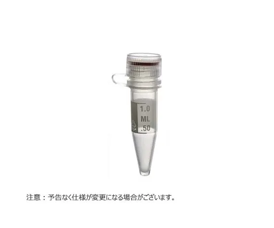65-3851-30 MICREWTUBE 1.5 ml, Conical Type, Natural with Scale, Sterilized, 500 Pieces T332-5SPR