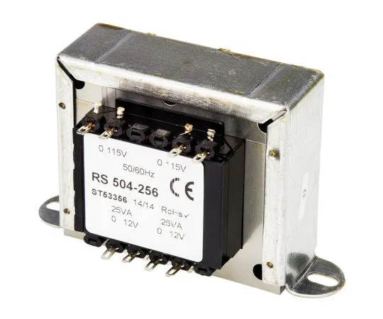 63-4636-42 RS PRO 50VA 2 Output Chassis Mounting Transformer, 12V ac 504-256