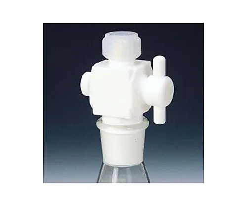61-3531-03 Fluorocarbon Resin Two-Way Valve Connection Type Adapter 6φ x TS 15/25 NR0095-01