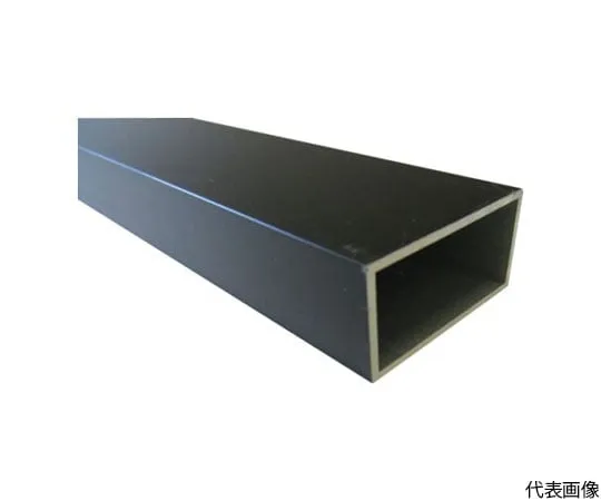 64-5004-70　［Discontinued］Aluminum Square Pipe 30 x 15 x 1.5 Black 3.65 m　FB132KS