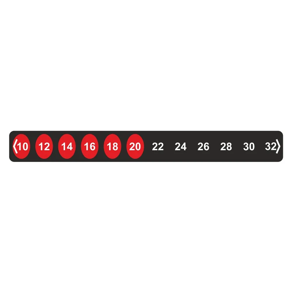 61-3816-60 Room Indicator 12LR (Reversible Temperature Label) 12LR