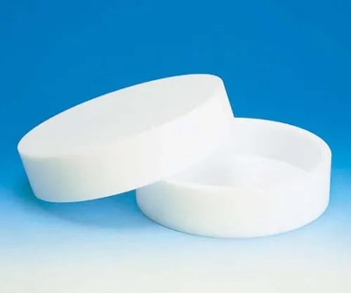 61-4377-21 PTFE Shallow Type Petri Dish with Lid 100φ x 25H F-1080-01