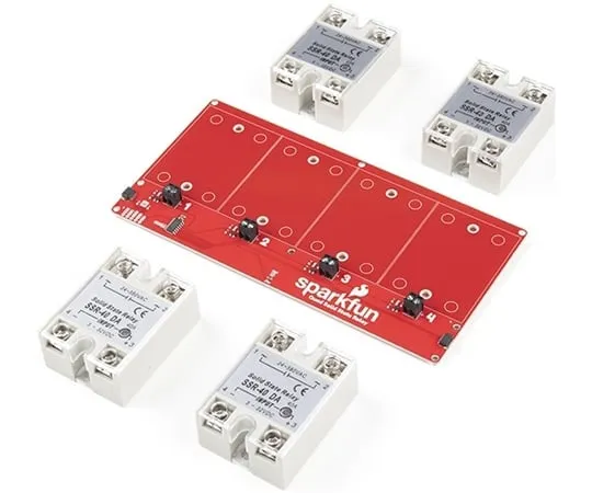 67-0424-54　［Discontinued］SparkFun Qwiic Quad Solid State Relay Kit　KIT-16833