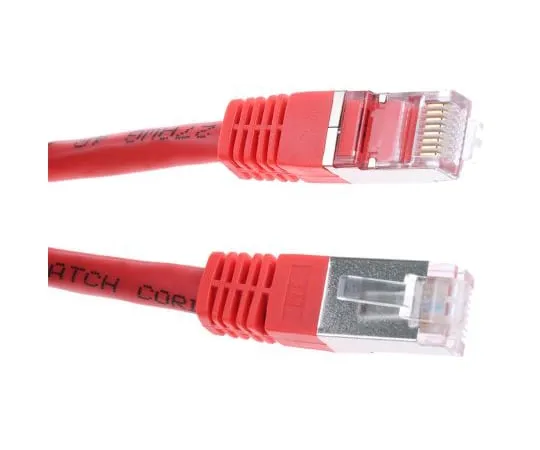 63-4616-90 RS PRO Red Cat6 Cable, S/FTP, Male RJ45/Male RJ45, Terminated, 1m 411-374
