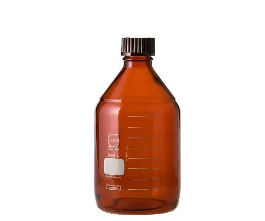 61-4411-46 Screw Cap Bottle (Medium Bottle) Amber with Red Cap 2L 017210-20001