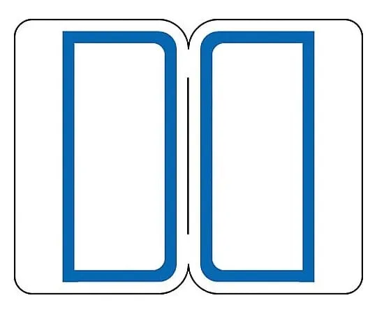 61-0610-39 Index Sheet Label During Blue 12 Pieces x 20 Sheets タ-21-2B