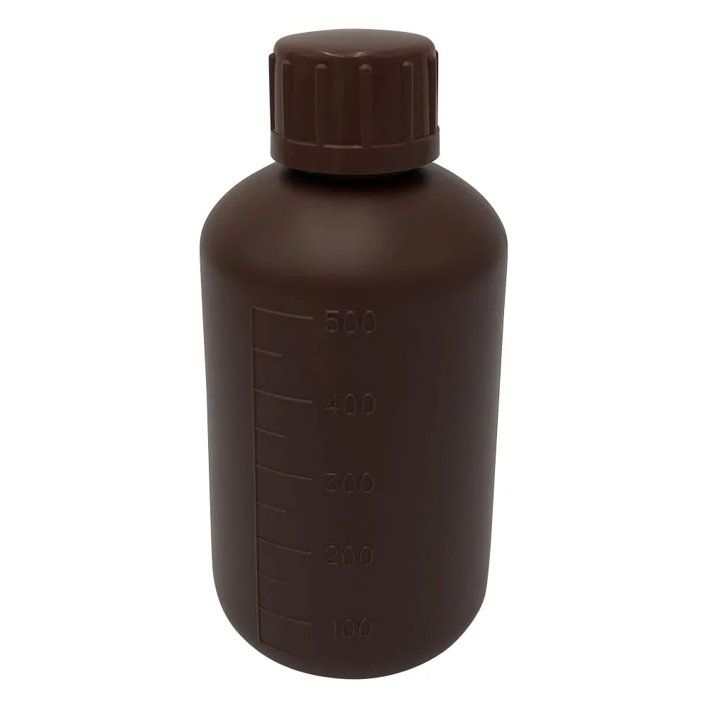 10-3103-55 Narrow-Mouth Round Shading Bottle 500mL (Brown) No Set -