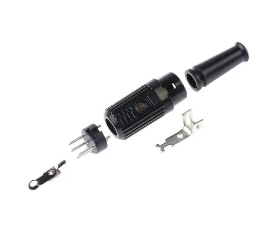 63-4634-26 RS PRO 4 Pole Din Plug, 1A, 100 V ac, Push Lock 490-989