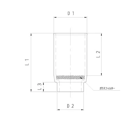 63-2587-86 Glass Filter Crucible 3910-1G1