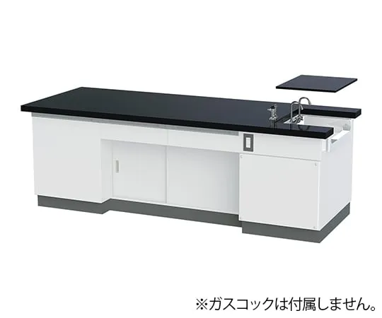 4-1169-01 Laboratory bench 2-sided particle board for Preparatory Room EJA-2490KC