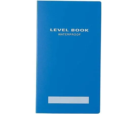 61-0592-54 Field Measurement Notebook (Waterproof, PP Cover) Level 30 Sheets Blue セ-Y31B