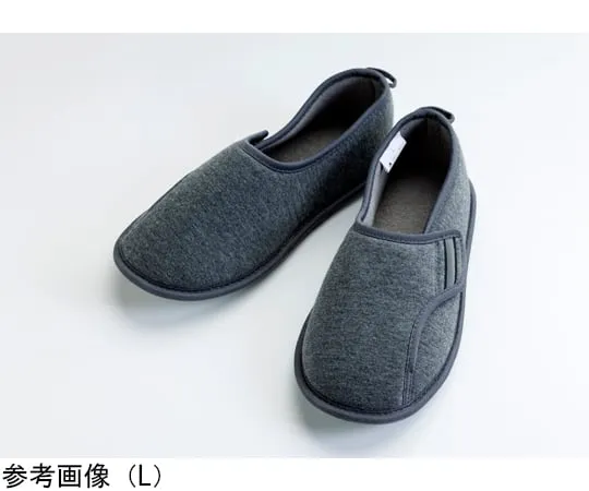 67-7230-92 Disaster Prevention Room Shoes Gray M 4606