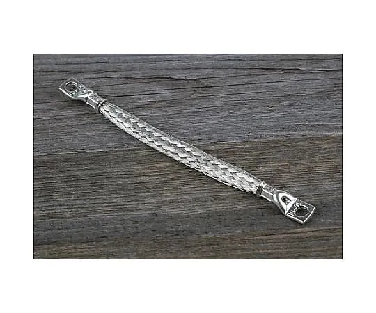 63-4633-83 RS PRO Braided Earth Lead, M6 Stud Size, 24 x 20 x 0.2 mm, 150mm BS EN 13602:2002, BS4109 489-210
